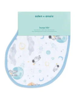 Aden + Anais Essentiel Coton Space Explorers Mousseline Bébé Burpy 100% Coton Bavoir
