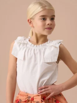 Angel & Rocket Blouse tissée à épaules Laurel Nœud