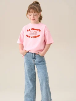 Angel & Rocket Jean ample imprimé cœur Brooke