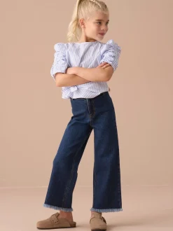 Angel & Rocket Paloma Bleu Cœur Pocket Raccourci Jeans