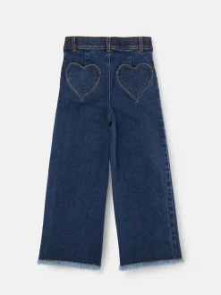 Angel & Rocket Paloma Bleu Cœur Pocket Raccourci Jeans