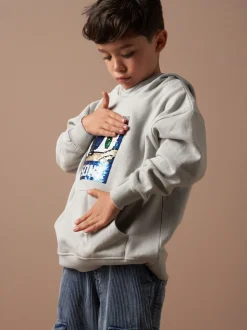 Angel & Rocket Sonic Sequin 100% Coton Sweat-shirt à capuche