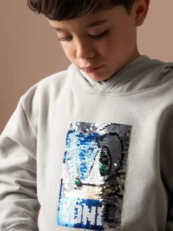 Angel & Rocket Sonic Sequin 100% Coton Sweat-shirt à capuche