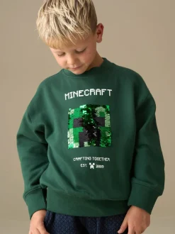 Angel & Rocket Sweat-shirt Minecraft à Sequin