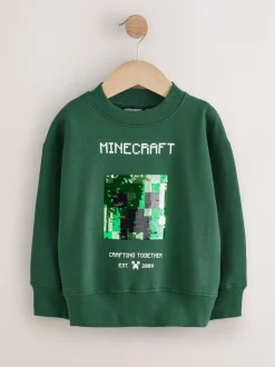 Angel & Rocket Sweat-shirt Minecraft à Sequin