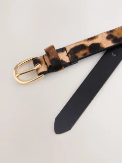 animal - Ceinture skinny en cuir
