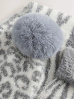 animal - Ensemble Bonnet, Gants et Écharpe (3-16ans)