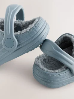 Animal bleu - Sabots doublés chaussons