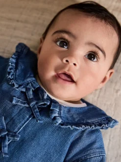 Animal neutre - Ensemble bébé veste en jean, haut et leggings 3 pièces (0mois-2ans)