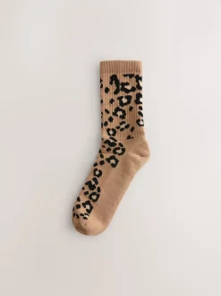 Animal rayé - Chaussettes de sport à semelles coussinées 3 Pack avec soutien de la voûte plantaire