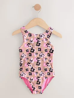 Animal rose - Maillot de bain (3mths-7yrs)
