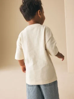 animaux de safari neutres - T-shirt rembourré 3D à manches courtes (3mois7ans)