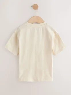 animaux de safari neutres - T-shirt rembourré 3D à manches courtes (3mois7ans)