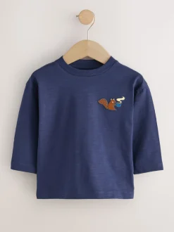 Animaux multicolores brillants - Lot de 5 T-shirts à manches longues (3mois -7ans)