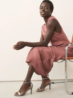 Anthracite - Sandales Forever Comfort® à talons et brides