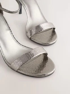 Anthracite - Sandales Forever Comfort® à talons et brides