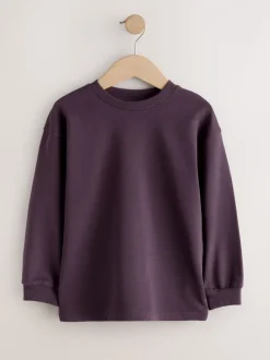 Anthracite/baie/fauve - T-shirts épais décontractés à manches longues Lot de 3 (3-16ans)