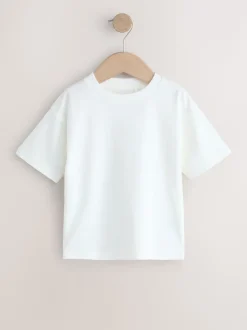 Anthracite/Blanc/Bleu/Orange/Vert - T-shirt Manches courtes 5 Pack (3mois-7ans)