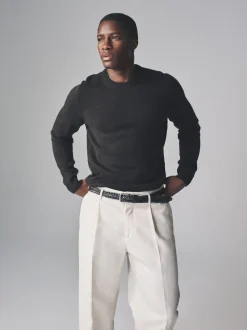 Anthracite/gris chiné - The Set lot de 2 Pulls en maille à Col rond