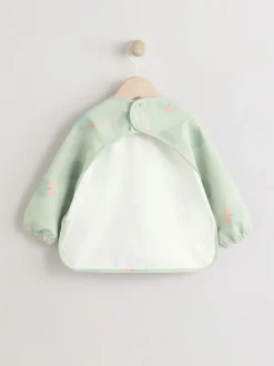 Apple - Bavoir à manches de sevrage et d’alimentation