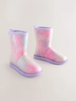 Arc-en-ciel - Bottes de pluie doublées Borg