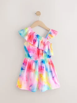 Arc-en-ciel - Combinaison à épaules volantées (3-16ans)