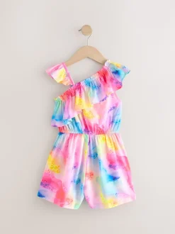 Arc-en-ciel - Combinaison à épaules volantées (3-16ans)