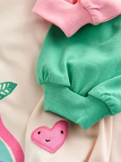 Arc-en-ciel - Hauts à manches longues avec personnages, lot de 3 (3mois-7ans)