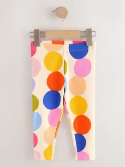 Arc-en-ciel - Lot de 5 leggings côtelés (3mois-7ans)