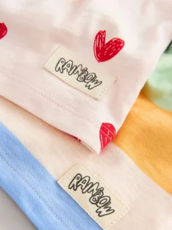 Arc-en-ciel - Manches longues Hauts 4 Lot (3mths-7yrs)