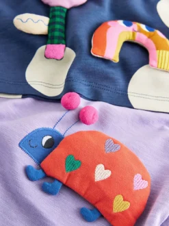 Arc-en-ciel - Manches longues Hauts 4 Lot (3mths-7yrs)