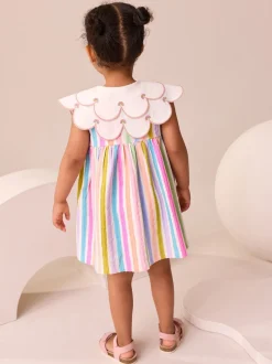 Arc-en-ciel - Robe d’été à col (3mois à7ans)