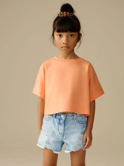 Arc-en-ciel - 100Shorts en coton % Frayed Edge Distressed (3-16yrs)