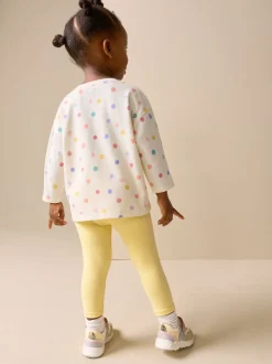 Arc-en-ciel blanc écru - Haut sac à manches longues (3mois-7ans)