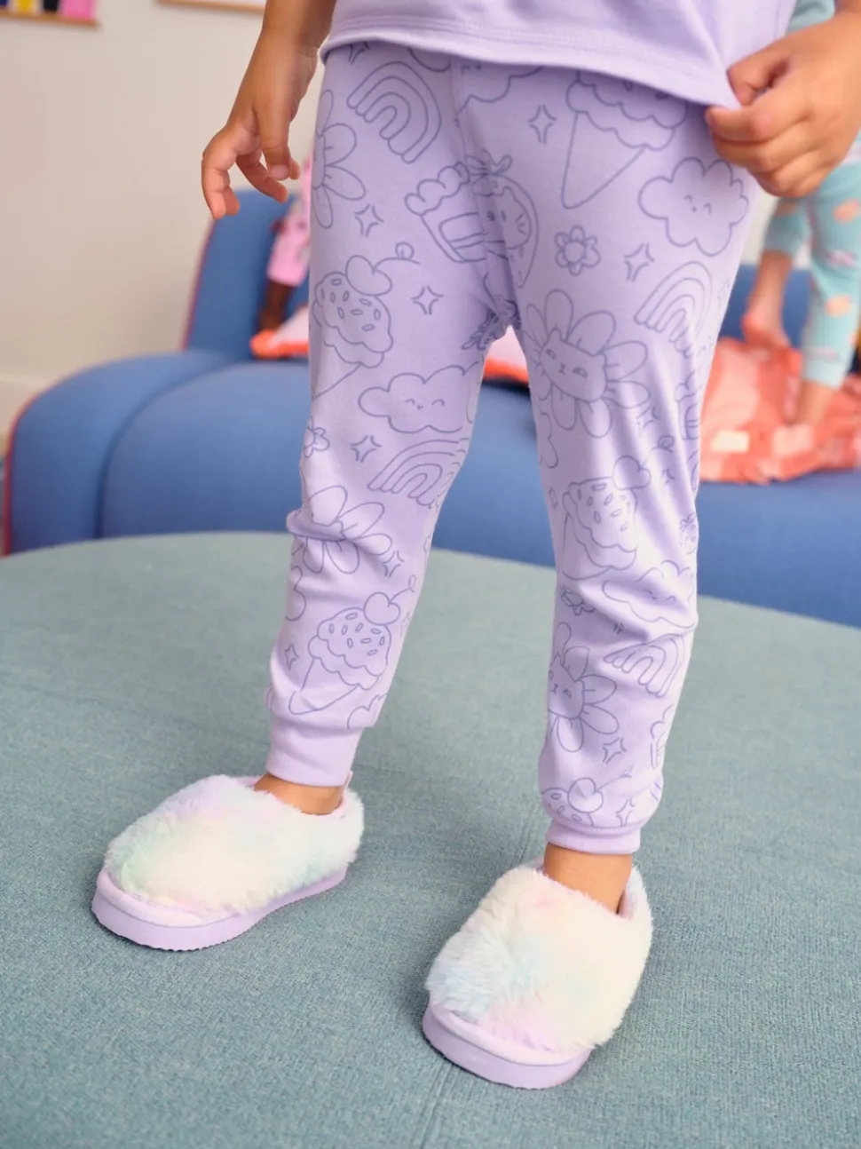 Arc-en-ciel multicolore - Chaussons de tir