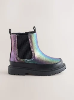 Arc-en-ciel multicolore - Grosses bottines Chelsea
