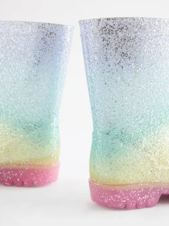 Arc-en-ciel multicolore - Wellies Glitter