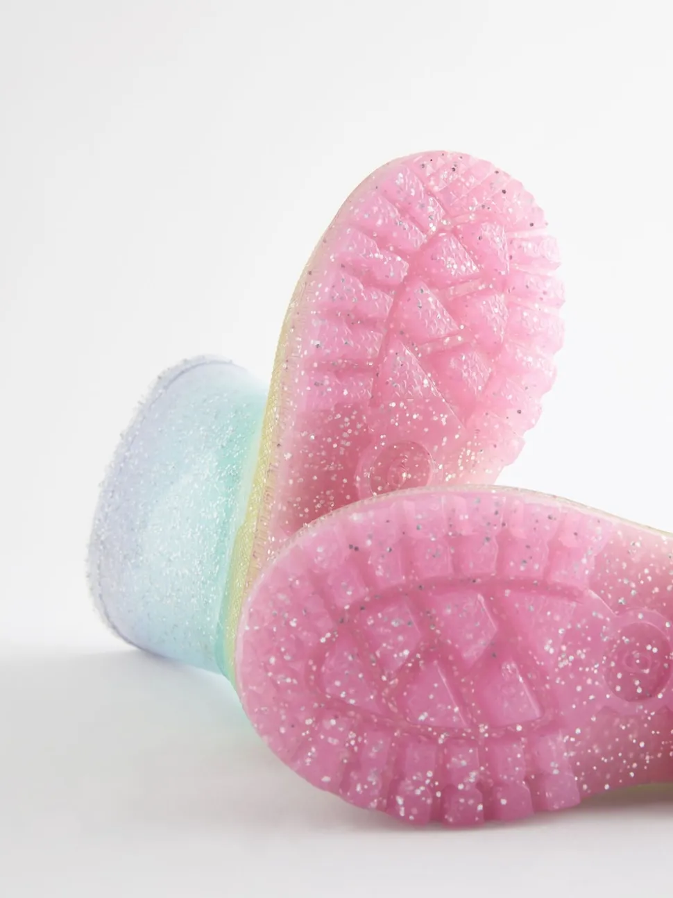 Arc-en-ciel multicolore - Wellies Glitter