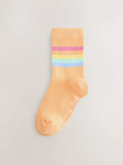 Arc-en-ciel pastel - Lot de 6 paires de chaussettes à rayures Little Bird by Jools Oliver