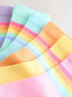 Arc-en-ciel pastel - Lot de 6 paires de chaussettes à rayures Little Bird by Jools Oliver