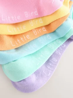 Arc-en-ciel pastel - Lot de 6 paires de chaussettes à rayures Little Bird by Jools Oliver