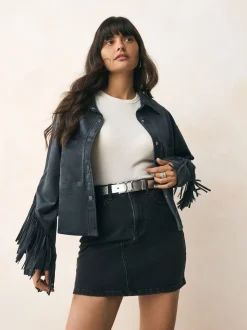 Argent - Ceinture Regular Statement en cuir à boucle