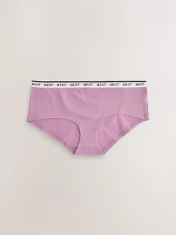 Argyle de marine - Lot de 4 culottes à logo en coton