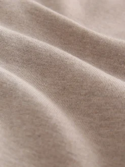 Avoine - Col zippé - Polo N.premium en maille à manches longues haut de gamme à manches longues