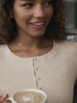 Avoine - soi-même. Pyjama côtelé boutonné