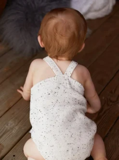 Avoine - The Little Tailor Barboteuse Bébé en tricot 100% coton