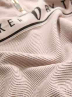 B by Ted Baker Rose côtelé à col zippé