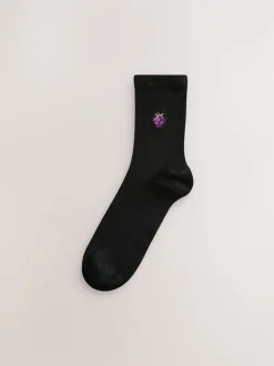 Baies - Chaussettes à motif brodé 4 Pack