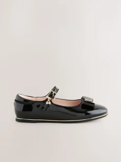 Baker by Ted Baker Chaussures Mary Jane noires vernies Mary Jane pour la rentrée scolaire avec nœud