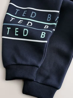 Baker by Ted Baker ensemble sweat-shirt graphique bleu marine oversize et joggings